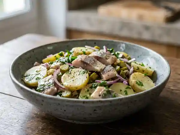Salade fraîcheur de pommes de terre des bords de mer - Photo de présentation