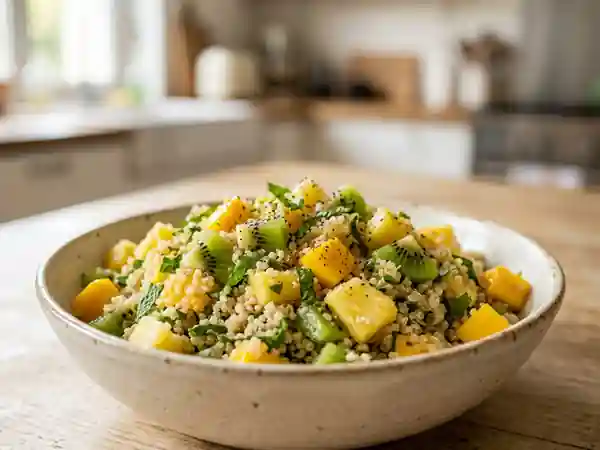 Salade fraîcheur de quinoa aux fruits exotiques - Photo de présentation
