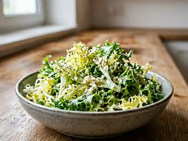 Frisée à l'ail de Dour : croquante et relevée - Photo de présentation