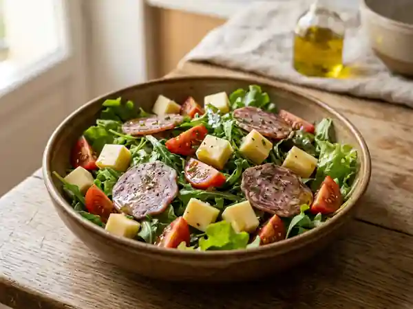 Salade Rustique au Saucisson à l'Ail - Photo de présentation