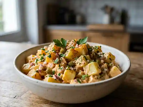 Salade de pommes de terre onctueuse au paprika - Photo de présentation