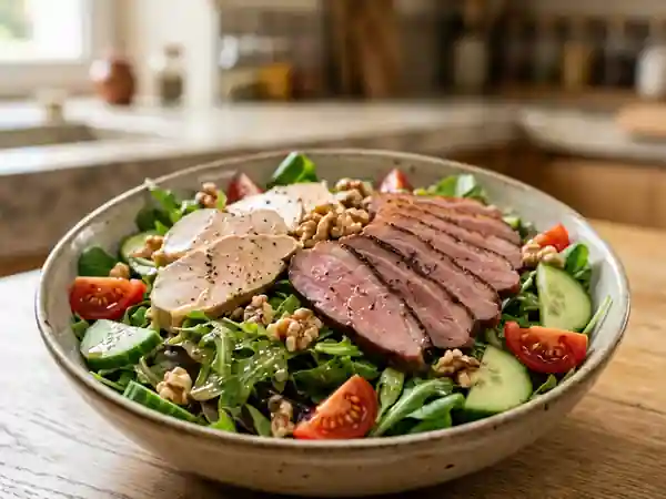 Salade Landaise au Foie Gras et Magret Fumé - Photo de présentation