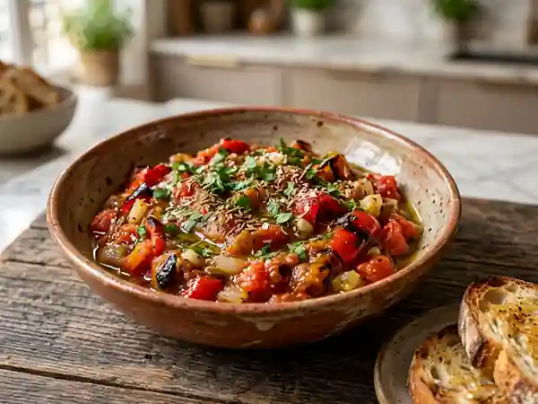 Salade Mechouia Tunisienne Authentique : Recette Facile et Savoureuse - Photo de présentation