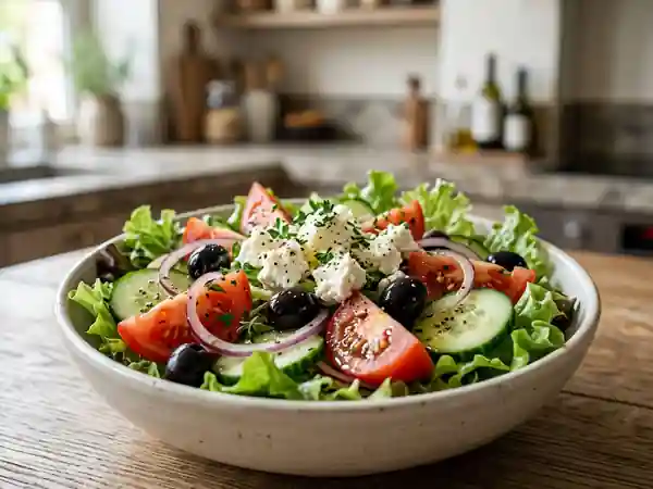 Salade du Médoc croquante au chèvre frais - Photo de présentation