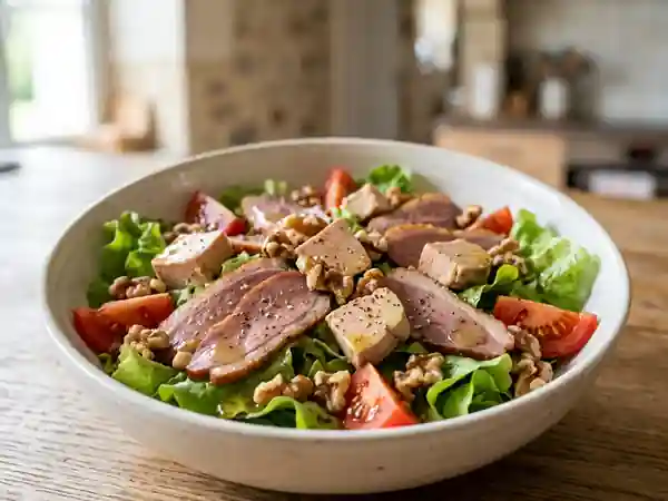Périgourdine fondante au foie gras et noix - Photo de présentation