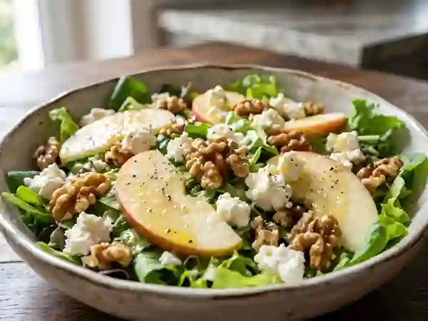 Salade Pommes Feta : Fraîcheur et Croquant - Photo de présentation