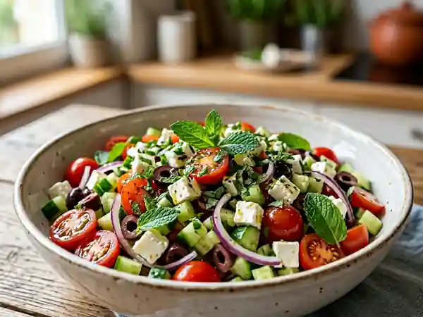 Salade Sofia Croquante à la Feta et Menthe - Photo de présentation