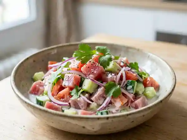 Salade Tahitienne Fondante au Lait de Coco - Photo de présentation