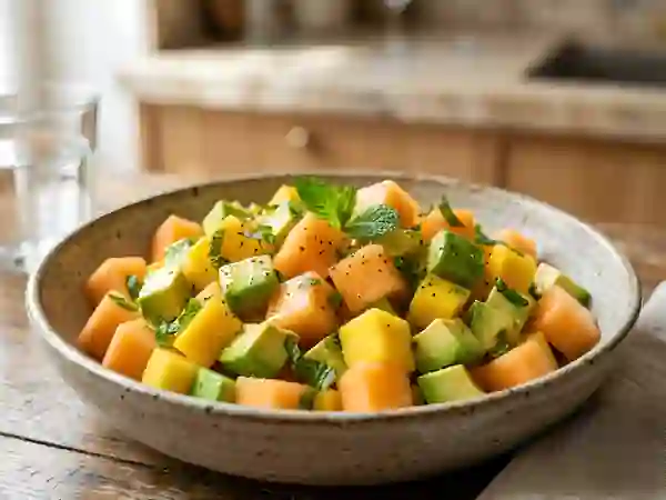 Salade Trio Exotique : Fraîcheur et Onctuosité - Photo de présentation