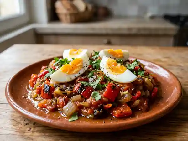 Salade Tunisienne Mechouia : Recette Authentique et Savoureuse - Photo de présentation