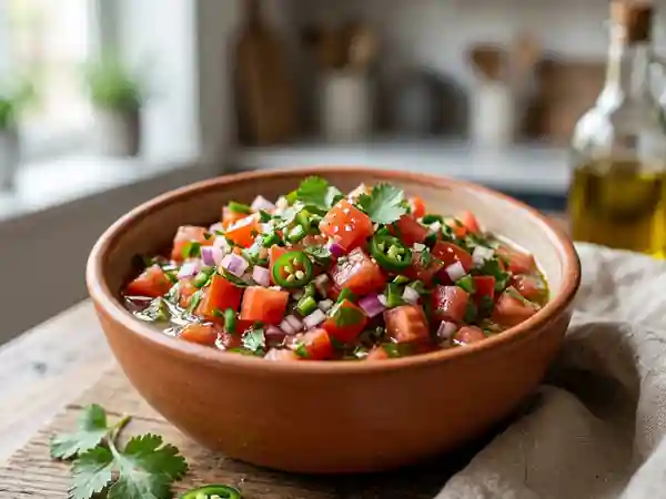 Salsa Mexicana : fraîcheur pimentée et croquante - Photo de présentation