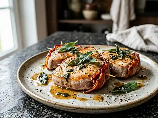 Saltimbocca d'Espadon Fondant et Croustillant - Photo de présentation