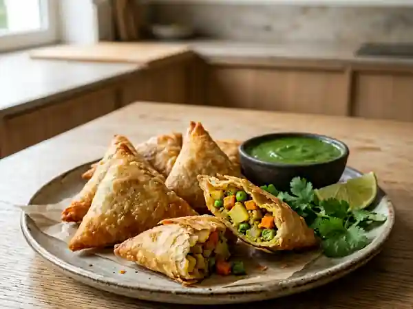 Samoussas Craquants aux Légumes et Épices - Photo de présentation