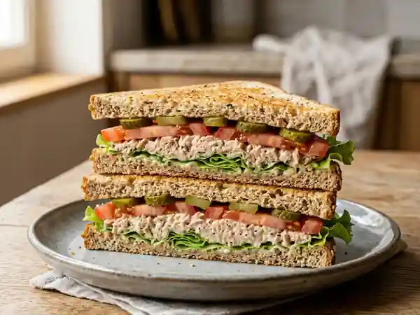 Sandwich Thon-Mayo Ultra Crémeux et Croquant - Photo de présentation