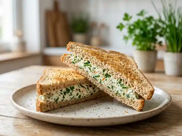 Club Sandwich Onctueux aux Herbes et Paprika - Photo de présentation