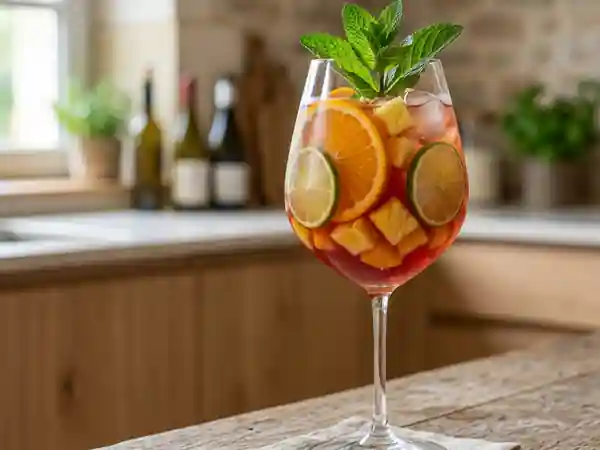 Sangria des Îles : Cocktail Exotique et Rafraîchissant - Photo de présentation