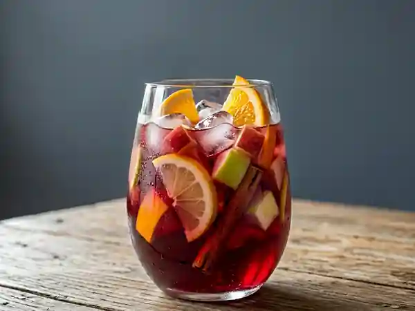 Sangria traditionnelle aux fruits frais - Photo de présentation