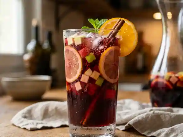 Sangria fraîche aux agrumes et épices - Photo de présentation