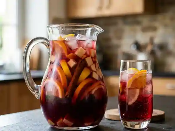 Sangria rouge intensément fruitée - Photo de présentation