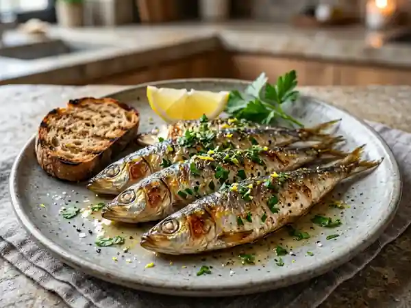 Sardines fraîches au beurre citronné et persillé : recette facile et savoureuse - Photo de présentation