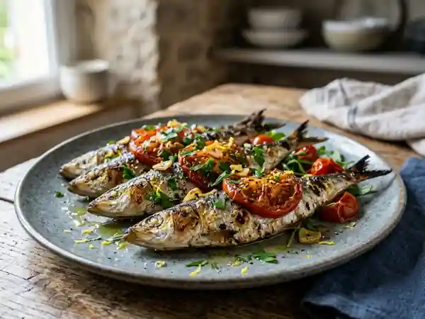 Sardines grillées acidulées à la tomate - Photo de présentation