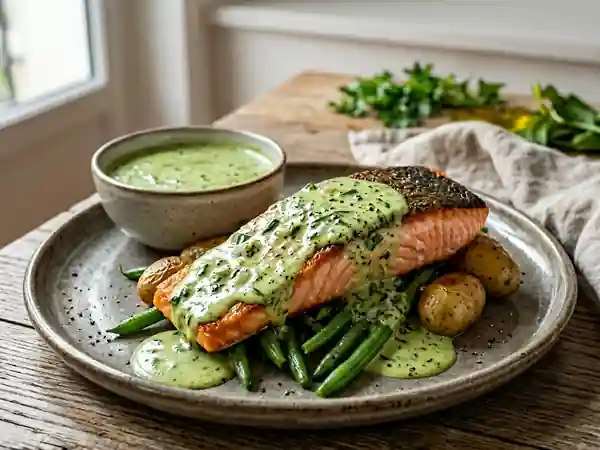 Sauce à l'oseille facile et rapide pour accompagner vos plats - Photo de présentation