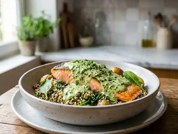 Sauce à l'oseille onctueuse et acidulée - Photo de présentation