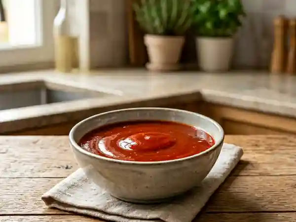 Sauce aigre-douce onctueuse et acidulée - Photo de présentation