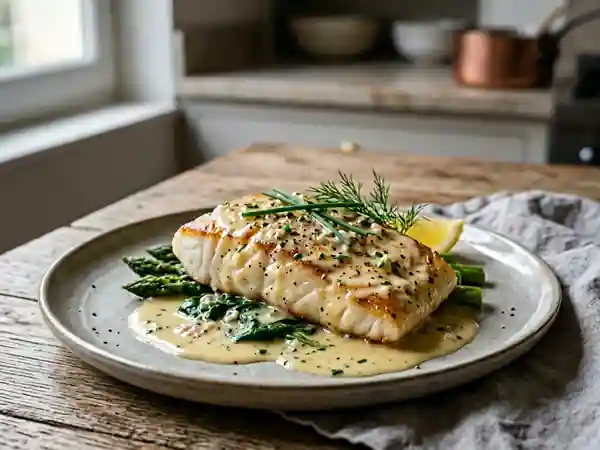 Sauce au Beurre Citronné Parfaite pour Poisson - Photo de présentation