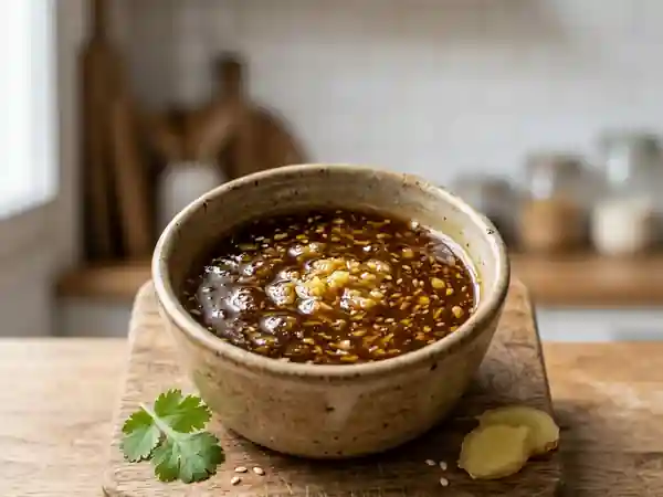 Sauce Gingembre Miel Intense et Veloutée - Photo de présentation