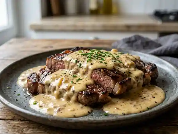 Sauce Maroilles onctueuse et corsée - Photo de présentation