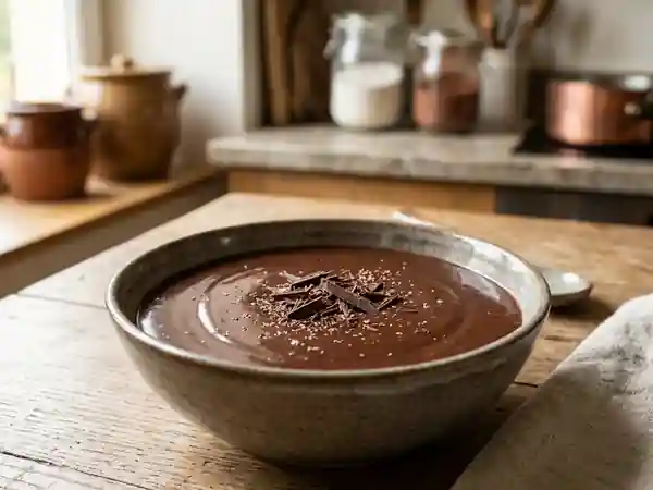 Béchamel au Chocolat Noir Intense et Veloutée - Photo de présentation