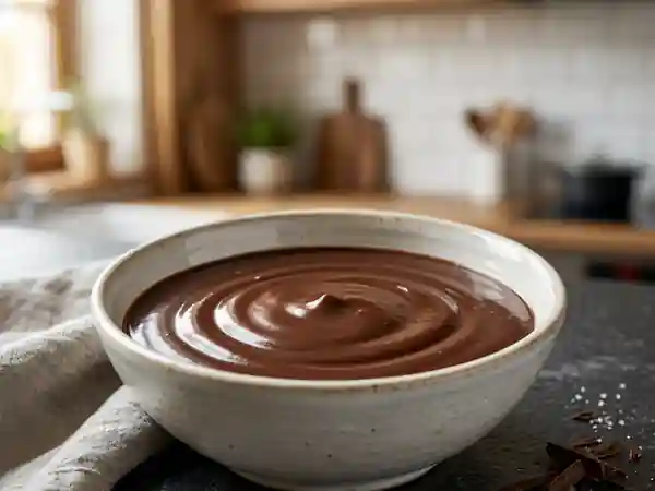 Béchamel au chocolat satinée et onctueuse - Photo de présentation