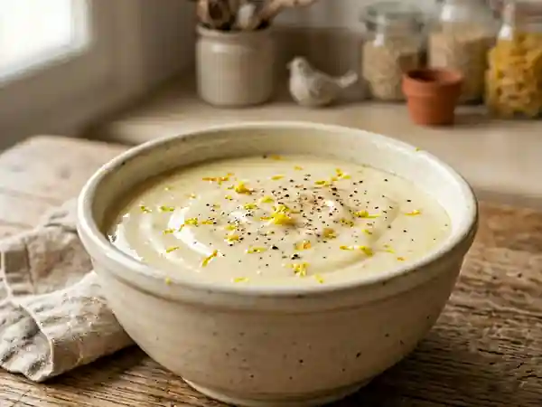 Sauce Béchamel au Citron : La Recette Facile et Parfumée - Photo de présentation