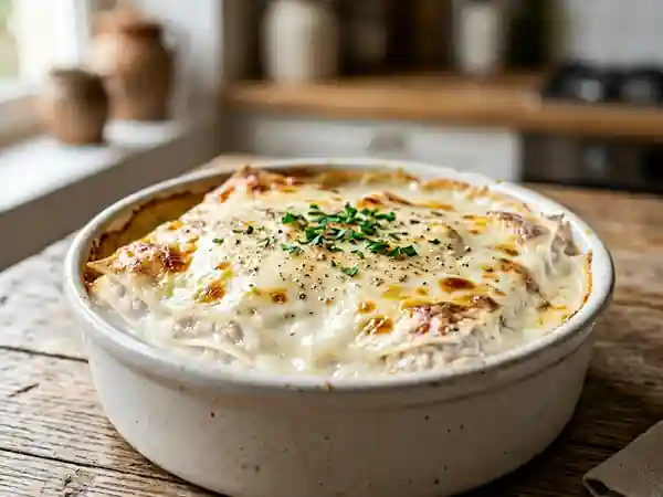 Sauce Béchamel Express : Recette Facile et Rapide pour 1 Personne - Photo de présentation