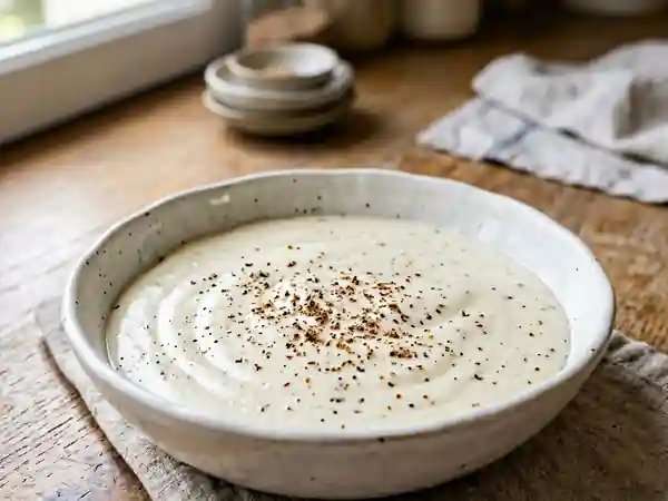 Sauce Béchamel Express Sans Beurre : Recette Facile et Rapide - Photo de présentation