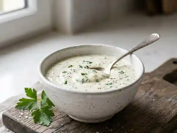 Sauce blanche express maison pour kebab : recette facile et rapide - Photo de présentation