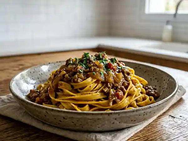 Bolognaise au Curry Fondante et Parfumée - Photo de présentation