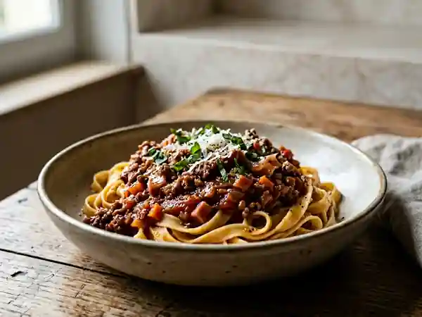 Bolognaise Onctueuse au Bœuf et Dés de Jambon - Photo de présentation
