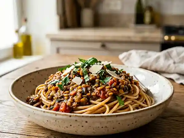 Bolognaise Végétale Fondante aux Lentilles - Photo de présentation