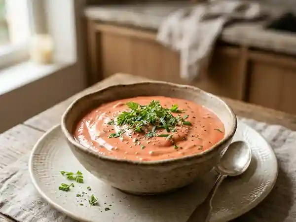Sauce Choron Veloutée à la Tomate - Photo de présentation