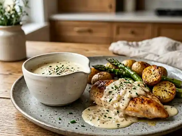 Sauce Onctueuse Échalotes et Vin Blanc - Photo de présentation