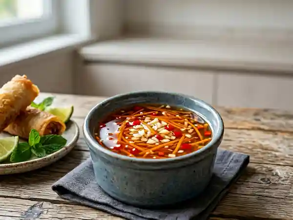 Sauce Nems Aigre-Douce et Éclats de Carotte - Photo de présentation