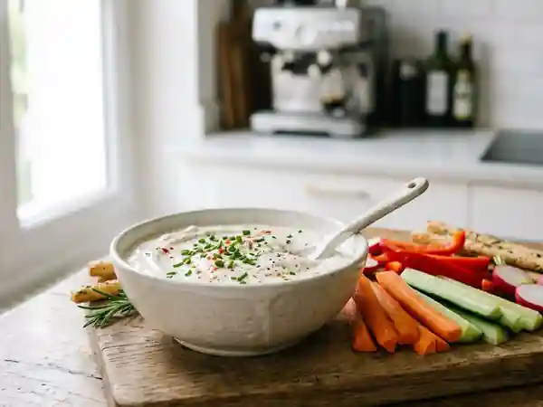 Dip Crémeux à la Ciboulette et Piment Doux - Photo de présentation