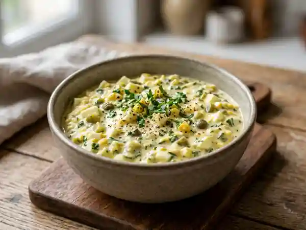 Sauce Gribiche Onctueuse et Herbacée - Photo de présentation