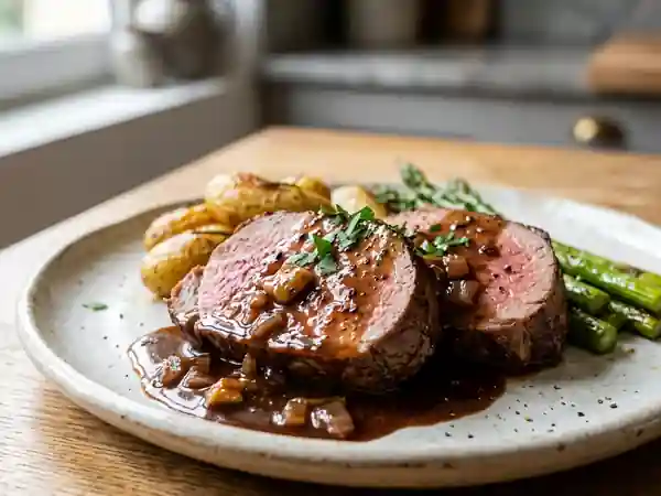 Sauce landaise onctueuse au foie gras - Photo de présentation