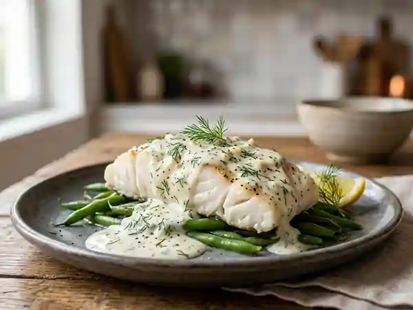 Sauce légère pour poisson ou viande blanche : recette saine et savoureuse - Photo de présentation
