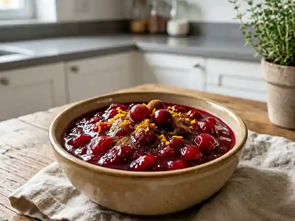 Sauce Canneberge & Orange : l'Éclat Acidulé - Photo de présentation