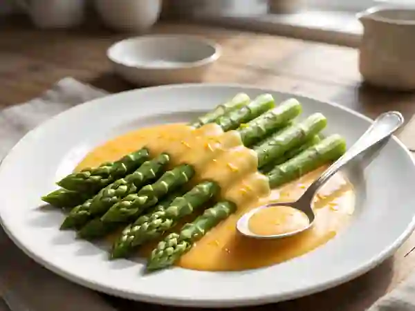 Sauce maltaise onctueuse à l'orange - Photo de présentation