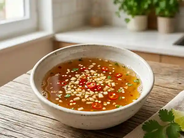 Sauce Nuoc Cham Acidulée et Pimentée - Photo de présentation